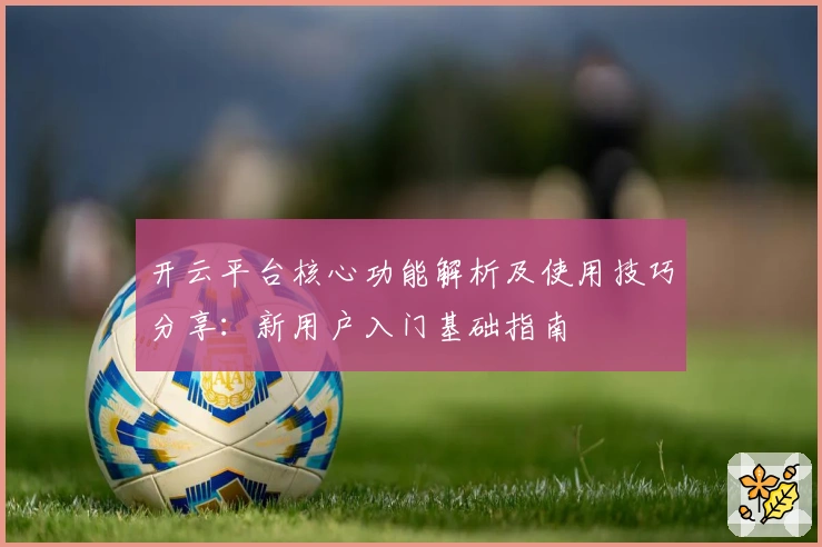 开云平台核心功能解析及使用技巧分享：新用户入门基础指南